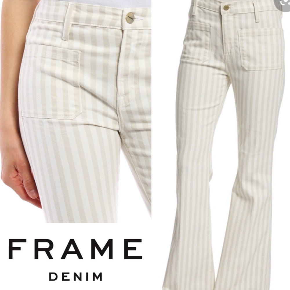 Frame Denim Le Bardot Slim Flare Jeans